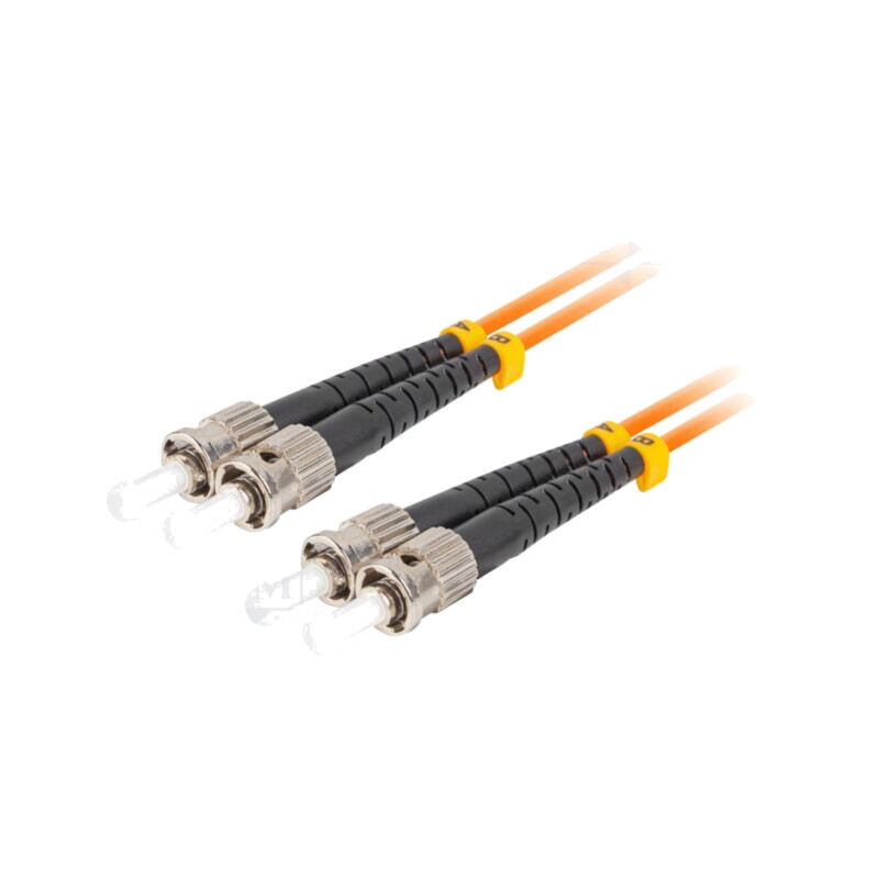 Patch cord cu fibră; OM2; ST/UPC,din ambele părţi; 15m; LSZH Patch cord cu fibră; OM2; ST/UPC,din ambele părţi; 15m; LSZH
