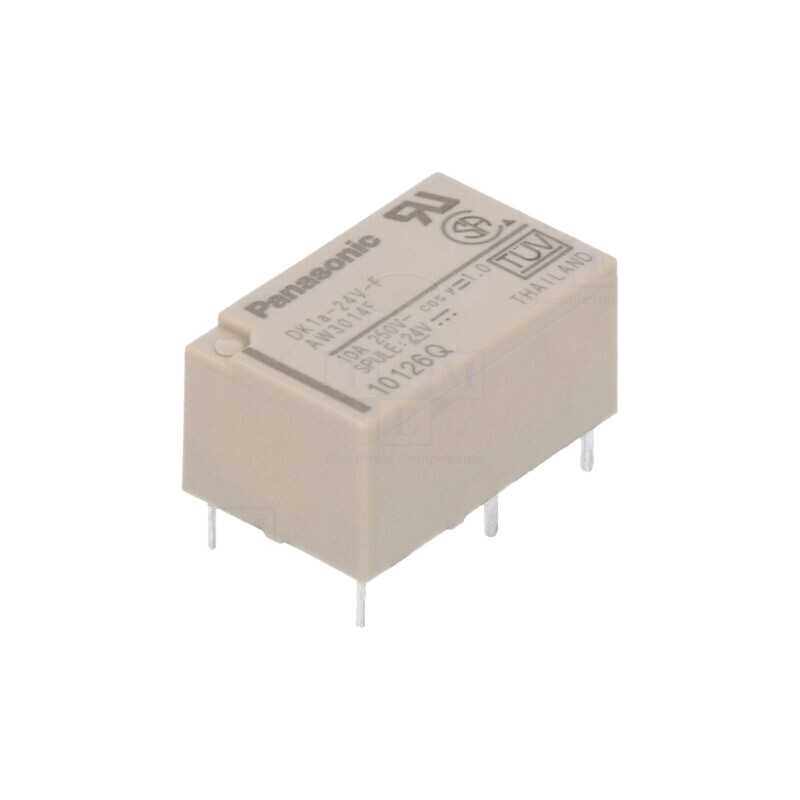 Releu: electromagnetic; SPST-NO; Ubobină: 24VDC; 10A/250VAC; DK Releu: electromagnetic; SPST-NO; Ubobină: 24VDC; 10A/250VAC; DK