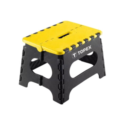 Scaun; Lăţ: 250mm; L: 320mm; plastic; pliantă; 150kg; H: 220mm