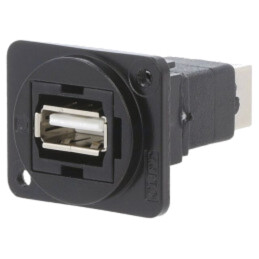 Adaptor; USB A soclu,USB B soclu; FT; USB 2.0; metal; Filet: M3