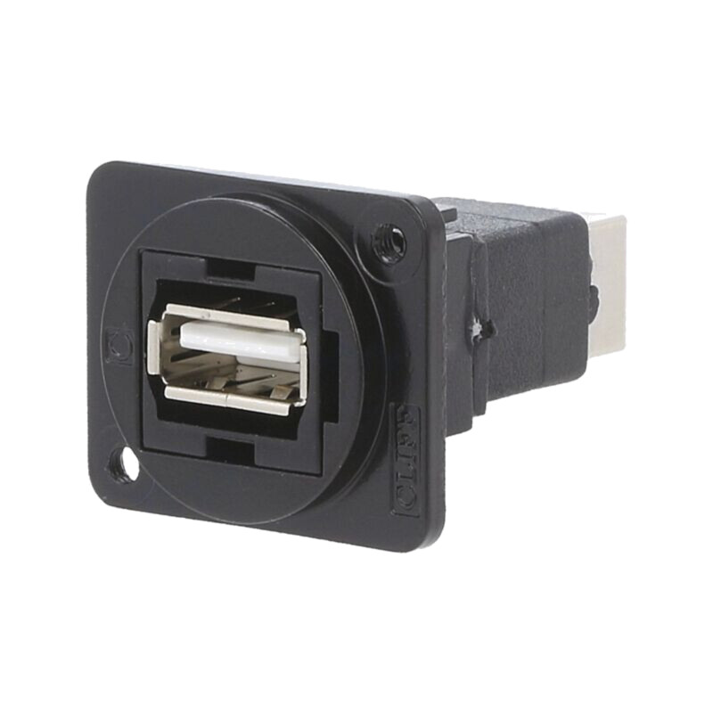 Adaptor; USB A soclu,USB B soclu; FT; USB 2.0; metal; Filet: M3