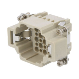 Conector: HDC; inserturi de contact; tată; DDD; PIN: 24; 24+PE; 10A