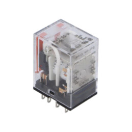 Releu: electromagnetic; DPDT; Ubobină: 12VDC; Icontacte max: 10A