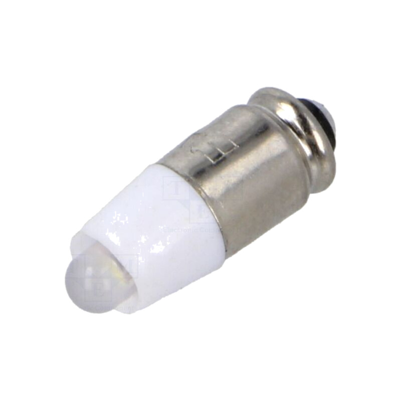 Lampă LED; albă; T1-3/4; 24VDC; 24VAC; Nr.diode: 1 Lampă LED; albă; T1-3/4; 24VDC; 24VAC; Nr.diode: 1