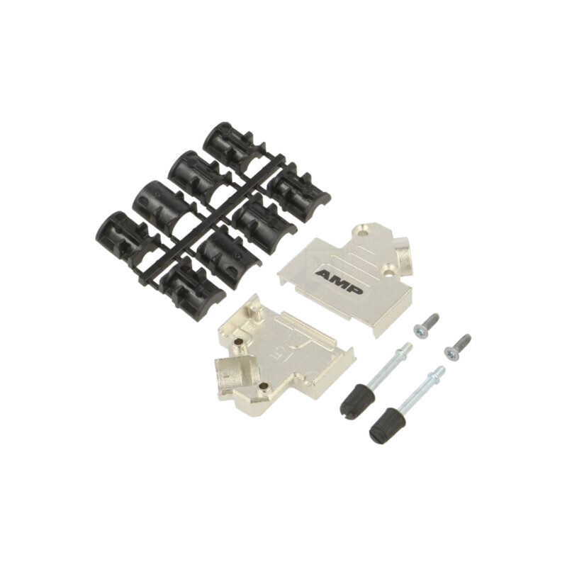 connector METAL BACKSHELL 15 WAY   45 DE