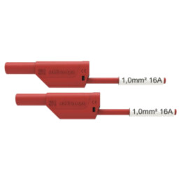 Cablu de măsurare; 16A; mufă banană 4 mm,din ambele părţi