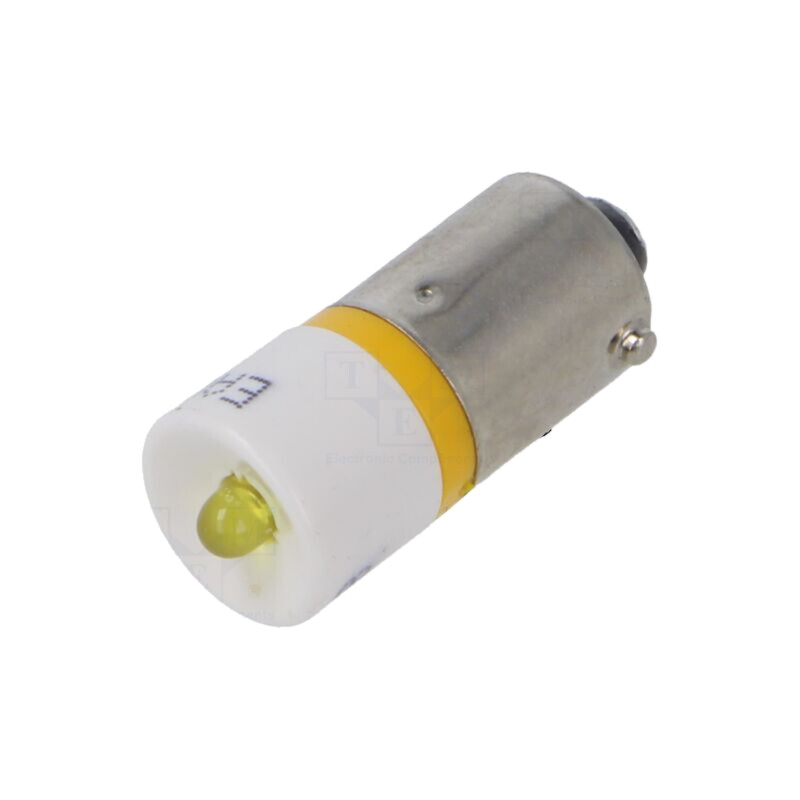 Lampă LED; galbenă; BA9S; 24VDC; 24VAC; Nr.diode: 1; OptoHiT Lampă LED; galbenă; BA9S; 24VDC; 24VAC; Nr.diode: 1; OptoHiT