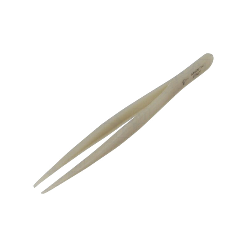 Pensetă; 110mm; Formă capăt vârf: plată; Tip pensetă: drept Pensetă; 110mm; Formă capăt vârf: plată; Tip pensetă: drept
