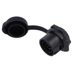 Conector: circular; soclu; tată; 02; 5A; 250V; PIN: 9; IP67; drept