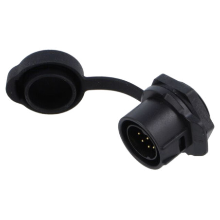 Conector: circular; soclu; tată; 02; 5A; 250V; PIN: 9; IP67; drept