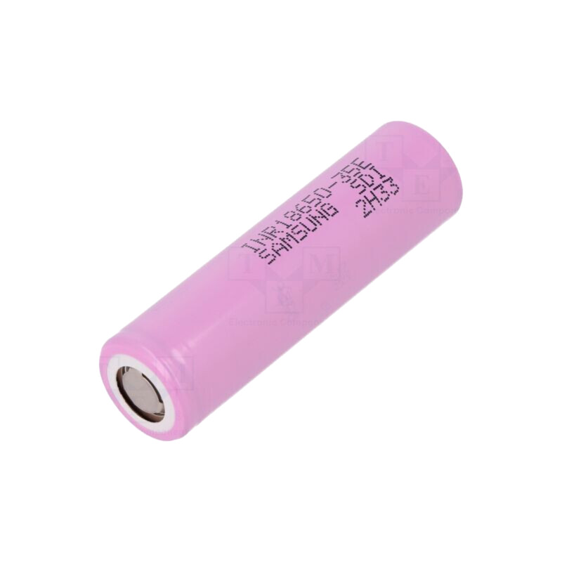 Acumul: Li-Ion; 18650,MR18650; 3,6V; 3400mAh; Ø18,5x65,2mm; 8A Acumul: Li-Ion; 18650,MR18650; 3,6V; 3400mAh; Ø18,5x65,2mm; 8A