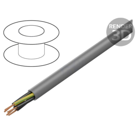 Cablu; ÖLFLEX® CLASSIC 400 P; 7G2,5mm2; neecranat; 300V,500V; Cu