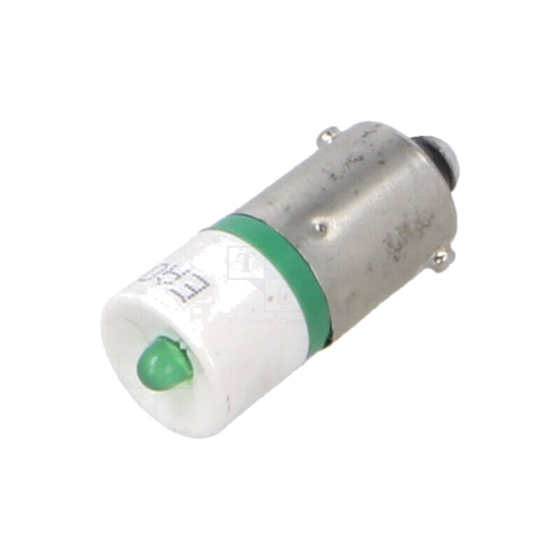 Lampă LED; verde; BA9S; 28VDC; 28VAC; Nr.diode: 1; OptoHiT