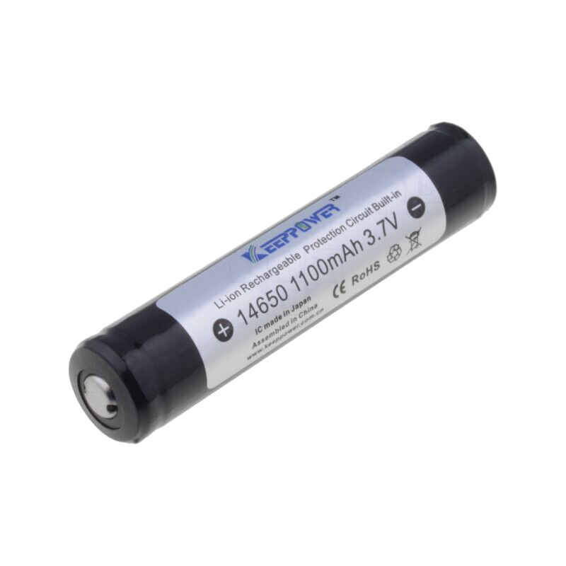 Acumul: Li-Ion; 14650,7/5AA; 3,7V; 1000mAh; Ø14x66mm Acumul: Li-Ion; 14650,7/5AA; 3,7V; 1000mAh; Ø14x66mm