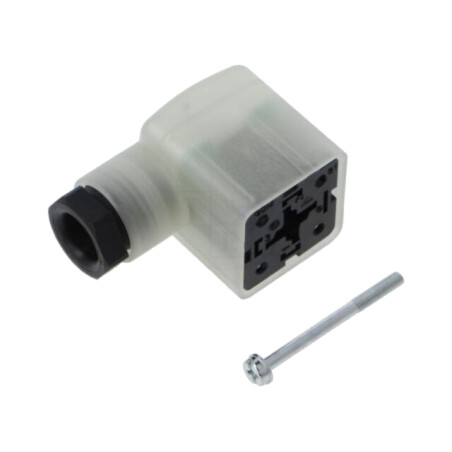 Connector: valve connector; plug; form A; 18mm; female; PIN: 3; M16