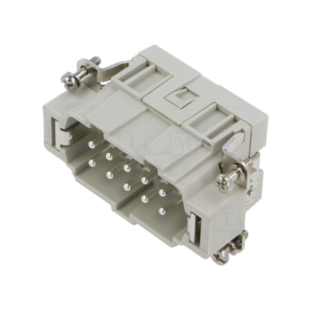 Conector: HDC; inserturi de contact; tată; CSE; PIN: 10; 16A; 600V
