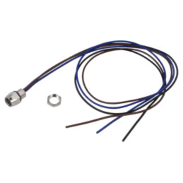 Conector: M8; soclu; mamă; 48V; 4A; PIN: 3; IP67; cabluri; 0,34mm2