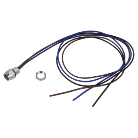 Conector: M8; soclu; mamă; 48V; 4A; PIN: 3; IP67; cabluri; 0,34mm2