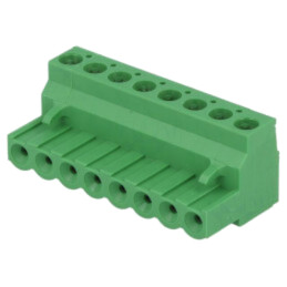 Conector: regletă de conexiuni deconectabilă; mufă; mamă; 15A