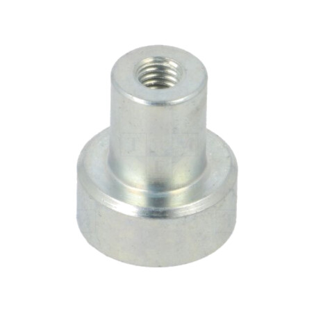 Magnet: fix; samariu, cobalt; 20N; Ø: 10mm; H: 11,5mm; oţel