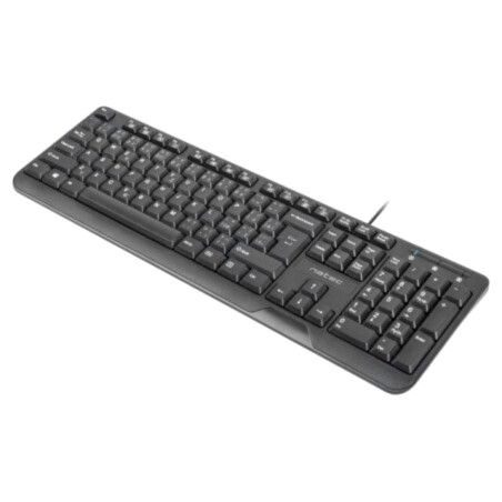 Tastatură; neagră; USB A; CZ layout,cu cablu,SK layout,slim