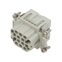 Conector: HDC; inserturi de contact; mamă; CQE; PIN: 10; 16A; 600V