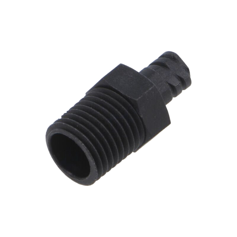 Adaptor; neagră; Luer Lock; pt.dozatoare; Filet: NPT 1/4"