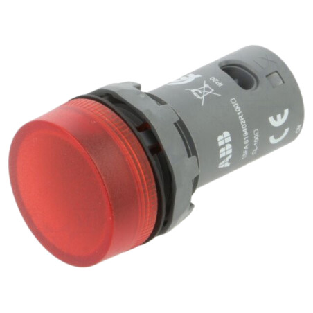 Lumină de control; 22mm; roşie
