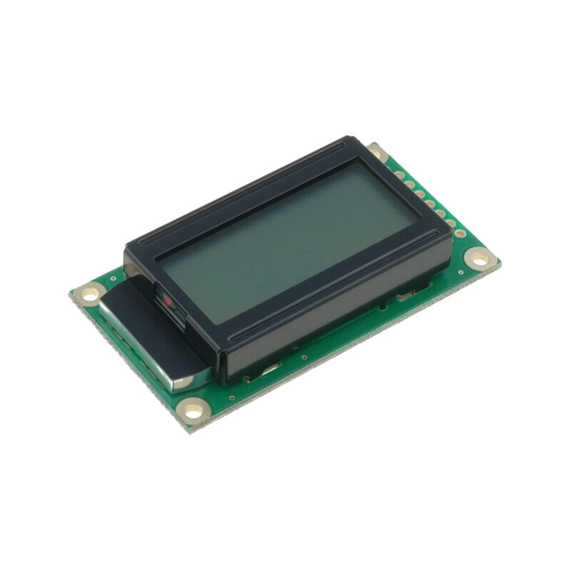 Afişaj: LCD; alfanumerice; STN Positive; 8x2; gri; 58x32x13,5mm