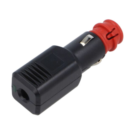 Mufă brichetă auto; terminal cu şurub; Tens.alim: 12÷24VDC; 15A