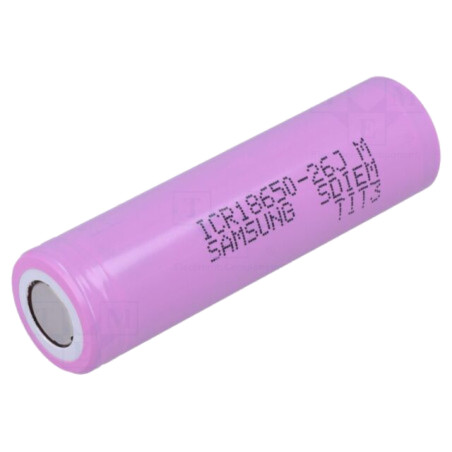 Acumul: Li-Ion; 18650,MR18650; 3,6V; 2600mAh; Ø18,4x65mm; 5,2A