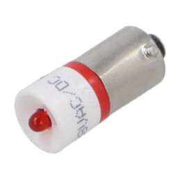 Lampă LED; roşie; BA9S; 28VDC; 28VAC; Nr.diode: 1; OptoHiT