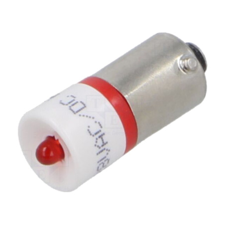 Lampă LED; roşie; BA9S; 28VDC; 28VAC; Nr.diode: 1; OptoHiT