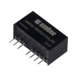 Convertor: DC/DC; 3W; Uintr: 36÷75VDC; Uieş: 5VDC; Uieş2: -5VDC; SIP8