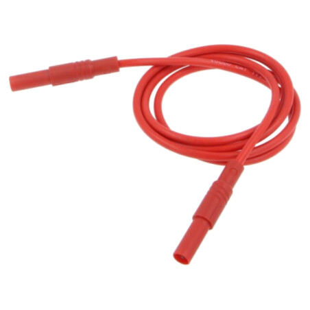 Cablu de măsurare; 16A; mufă banană 4 mm,din ambele părţi