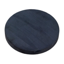 Magnet: fix; ferită (metal greu); 30N; Ø: 72mm; H: 8mm