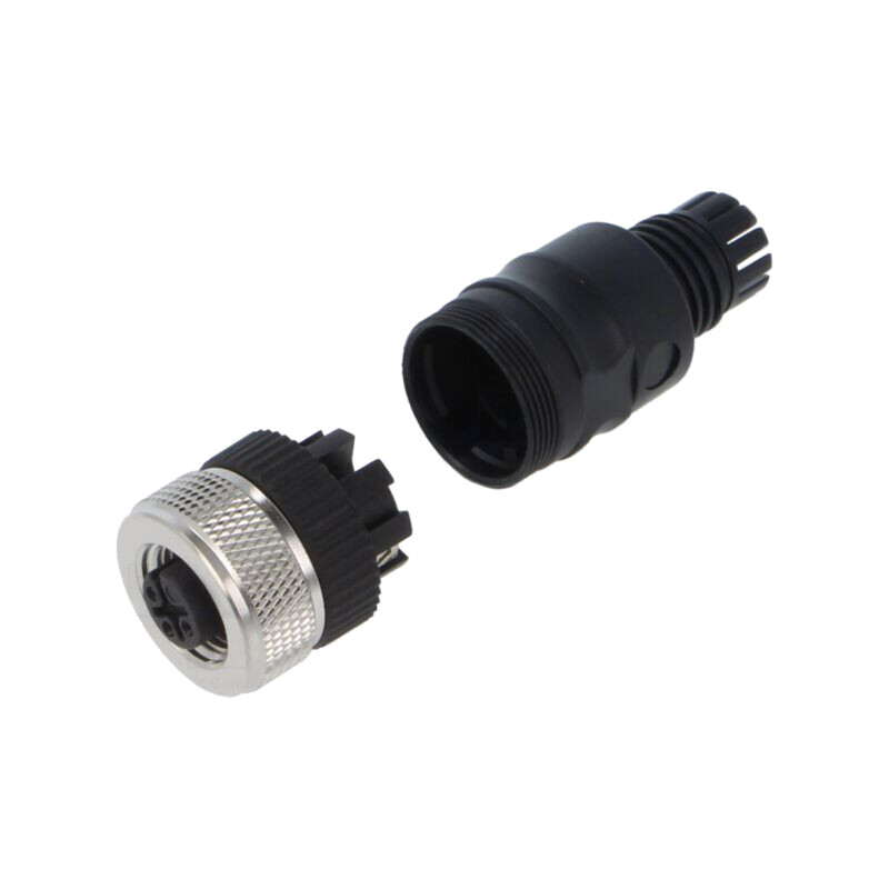Conector: M12; mufă; mamă; 4A; 125V; PIN: 3; IP67; drept; pe cablu Conector: M12; mufă; mamă; 4A; 125V; PIN: 3; IP67; drept; pe cablu