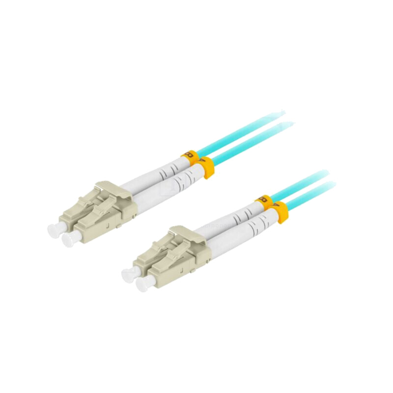 Patch cord cu fibră; OM3; LC/UPC,din ambele părţi; 10m; LSZH
