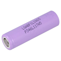 Acumul: Li-Ion; 18650,MR18650; 3,6V; 3350mAh; Ø18,29x65,15mm
