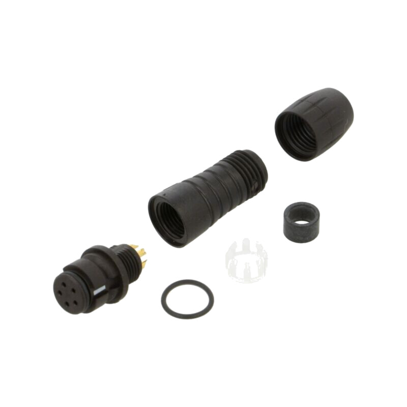 Conector: circular; 620; 60V; 2A; PIN: 5; mufă; mamă; lipire; IP67
