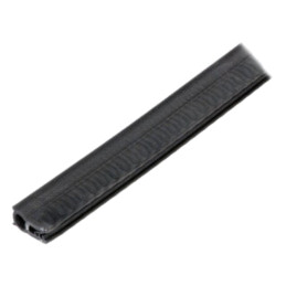 Garnitură; EPDM; neagră; W: 11mm; H: 22mm; Gros.panou: 1÷3mm