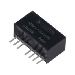 Convertor: DC/DC; 6W; Uintr: 9÷18VDC; Uieş: 24VDC; Iintr: 625mA; SIP8