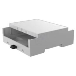 Carcasă: pentru şină DIN; Y: 90mm; X: 87,7mm; Z: 32mm; gri; Nr.mod: 5
