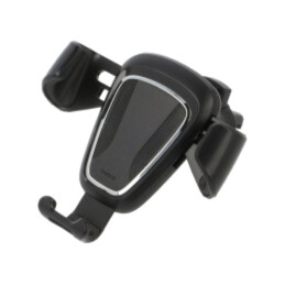 Suport auto; neagră; grilă de ventilaţie; înclichetat; 63÷88mm