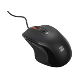 Mouse; neagră; USB A; optic,cu cablu; 1,8m; Nr.butoane: 6
