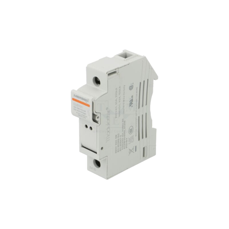 Suport siguranţă; 10x38mm; pentru şină DIN; 690V; Poli: 1; IP20