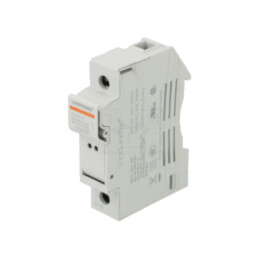 Suport siguranţă; 10x38mm; pentru şină DIN; 690V; Poli: 1; IP20
