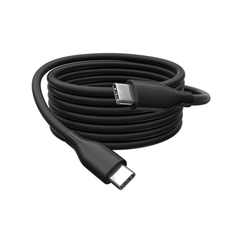 Cablu; USB 2.0; USB C mufă,din ambele părţi; nichelat; 2m; negru