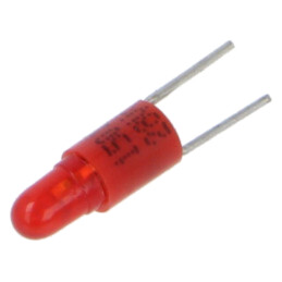 Lampă LED; roşie; 28VDC; 28VAC; Nr.diode: 1; 19