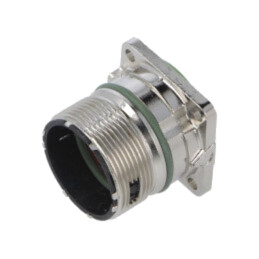 Enclosure for connectors: M23; external thread,threaded joint